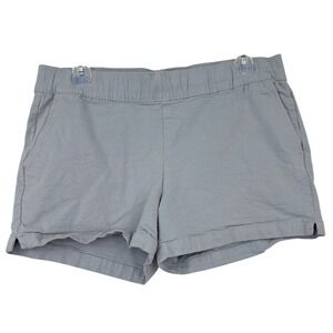 Free‎ Fly Bamboo Shorts Women Size M Blue Pull On Elastic Waist